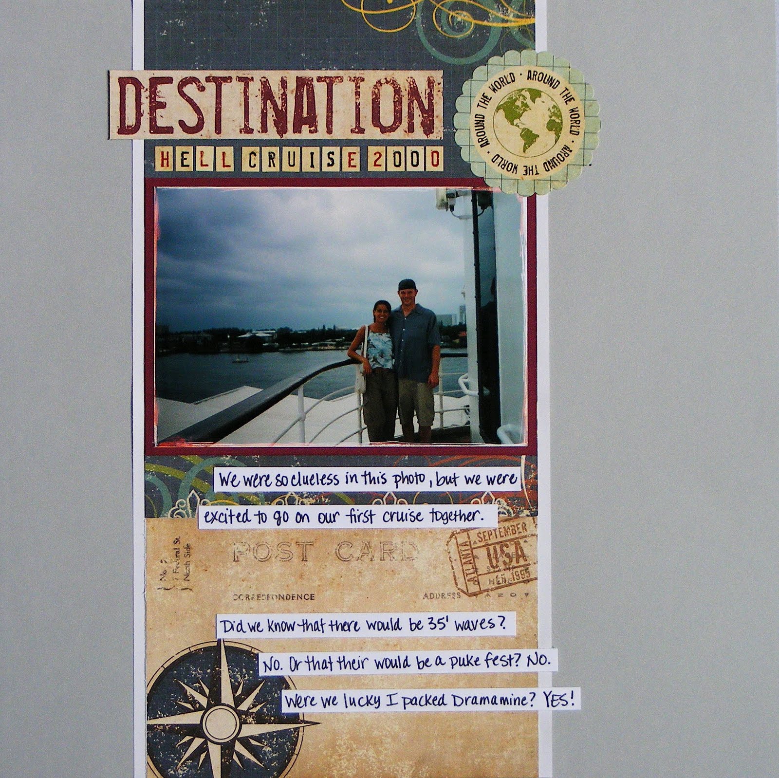 Snap & Scrap The Honeymoon Scrapbook Album Cruise to The Bahamas