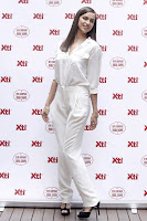 Irina Shayk posing for cameras at Xti Shoe Collection Presentation 2013