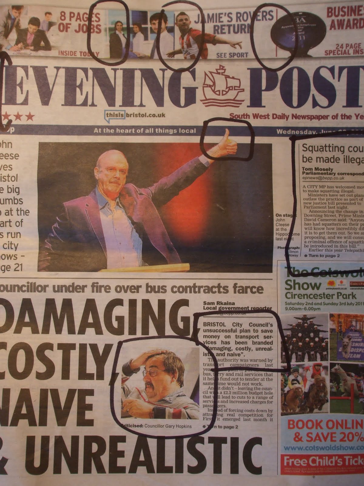 A2 Local Newspaper In Depth Study of Bristol Evening Post