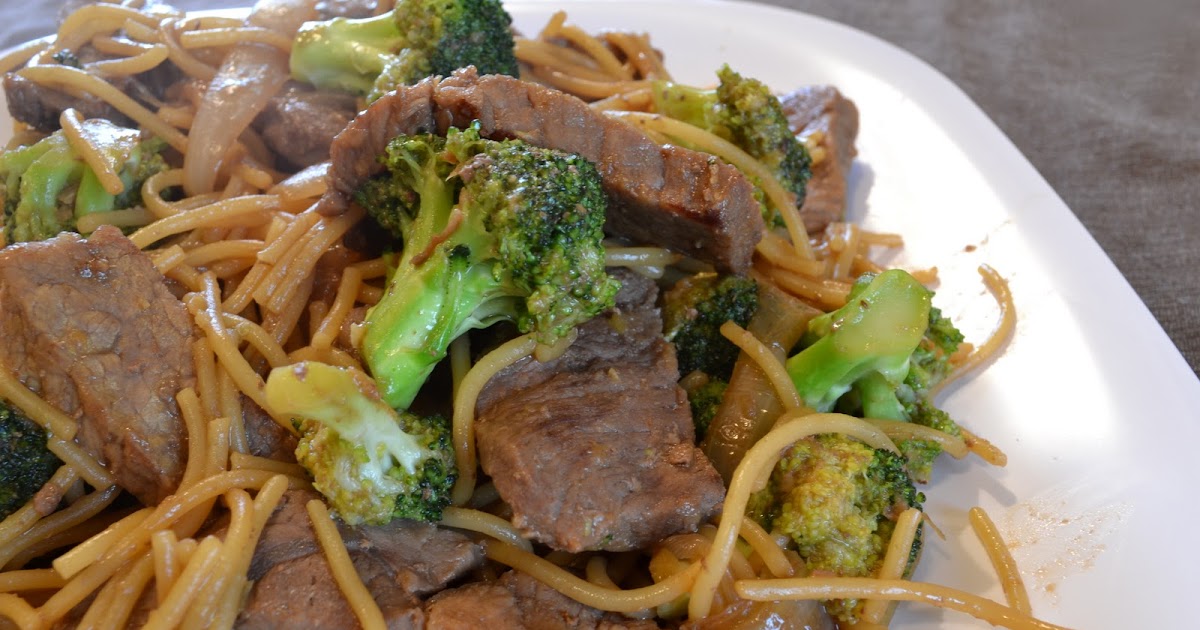 M.A.'s Cafe Beef and Broccoli Lo Mein