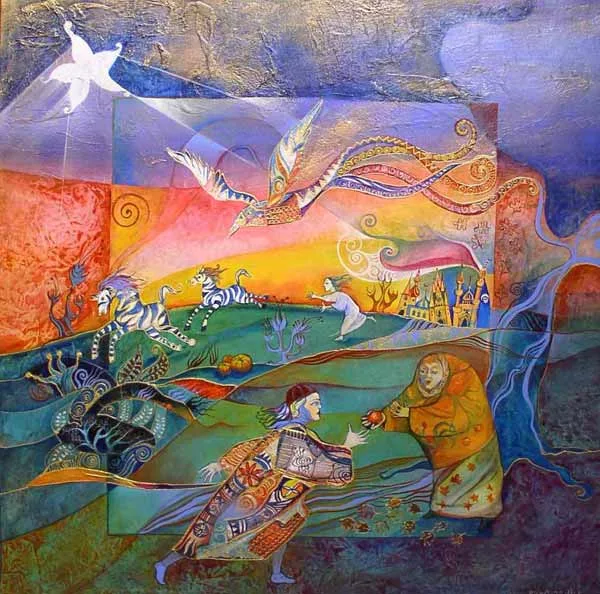 Didier Delamonica 1950 | French Mystical Fantasy painter