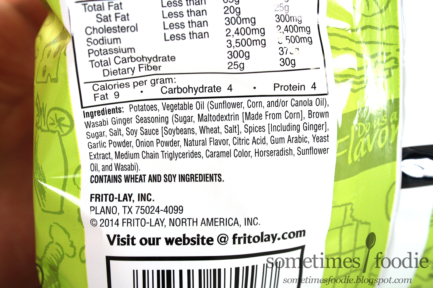 Sometimes Foodie Wasabi Ginger Chips (Lay's Do Us A Flavor) Wawa