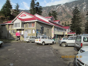 "Manali Clubhouse" building.