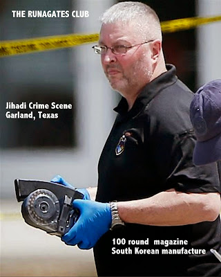 Garland Texas Shooting - 100 round drum for assault rifle