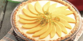 Tropical Lime and Mango Pie