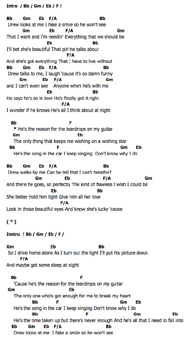 taylor swift chords teardrops on my guitar คà¸à¸£ ด เน à¸à¹€à¸žà¸¥à¸‡ teardrops on my guitar taylor swift chordza taylor swift chords teardrops on my guitar คà¸à¸£ ด เน à¸à¹€à¸žà¸¥à¸‡ teardrops on my guitar taylor swift chordza