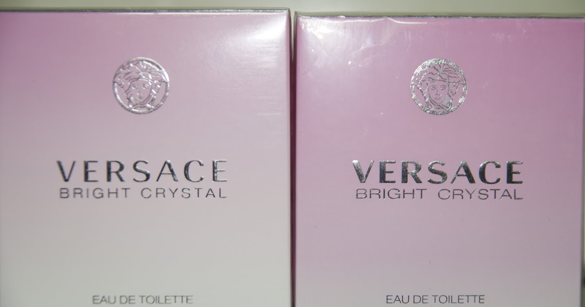 originals vs fakes Versace Bright Crystal original vs fake
