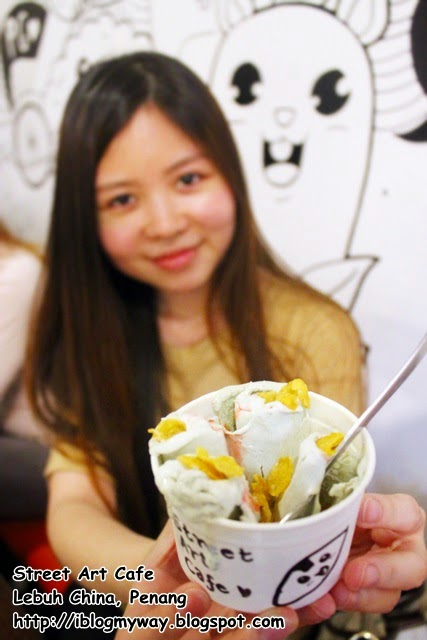 Street Art Cafe @ Lebuh China, Penang Fried Ice