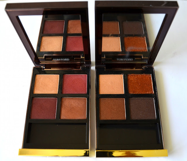 Blog Post Series, Tom Ford Quads V: Naturals with a Twist: #02 Cognac Sable, #06 Burnished Amber