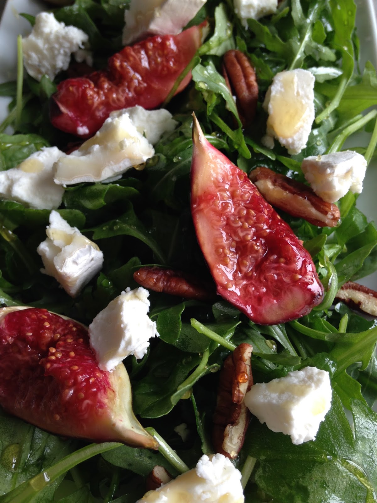Fig & Goats Cheese Salad with Parma Ham Maison Jen