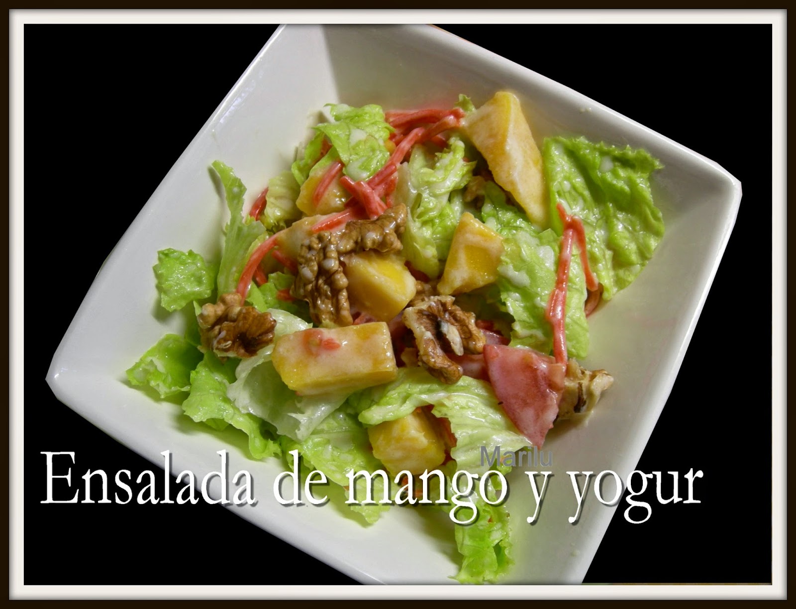 Ensalada De Mango Y Yogur
