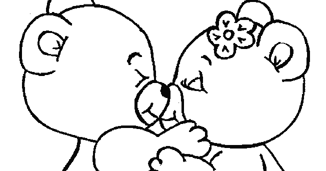 imagens para colorir de ursinhos