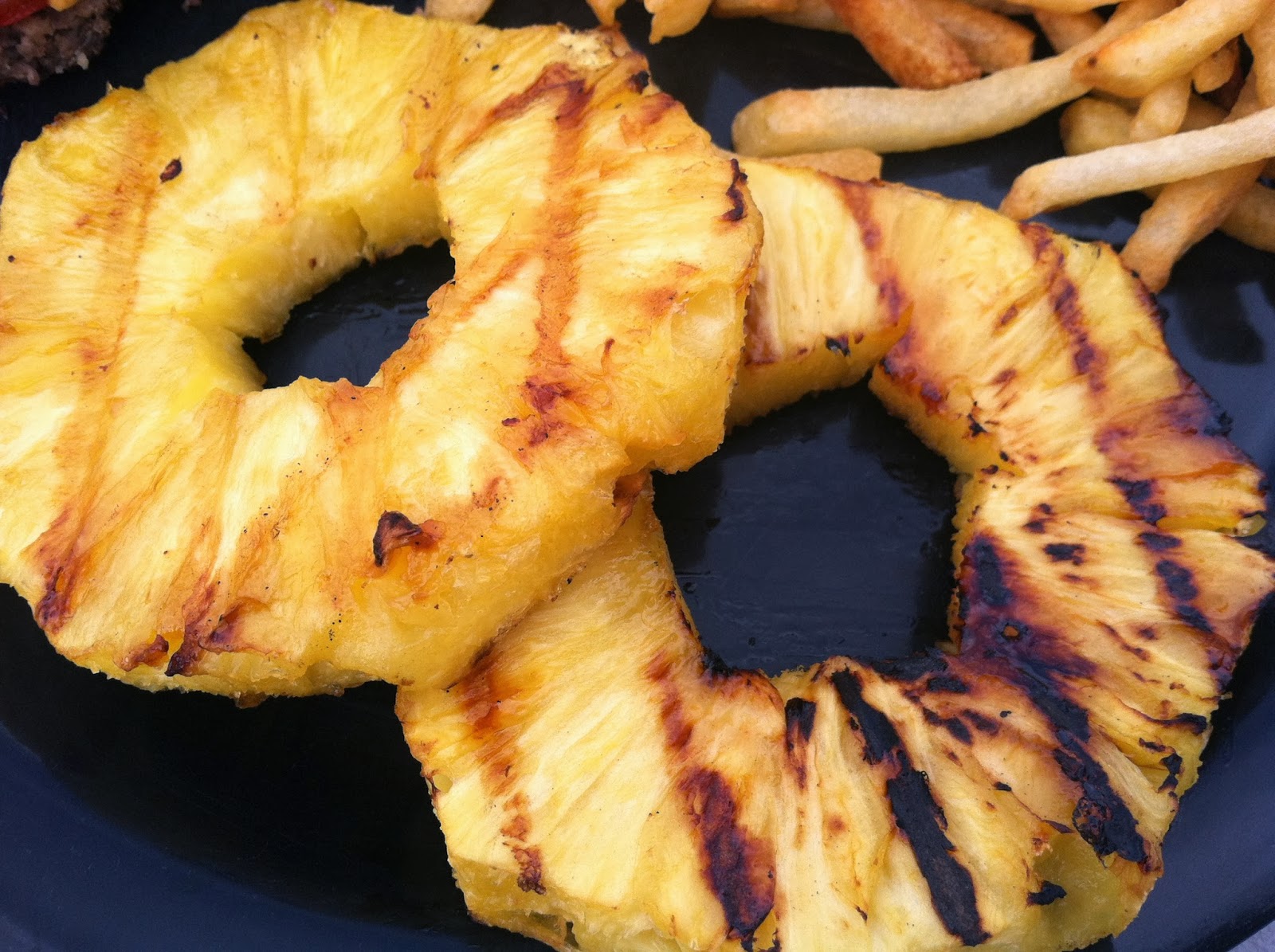menu managed Maple Glazed Grilled Pineapple