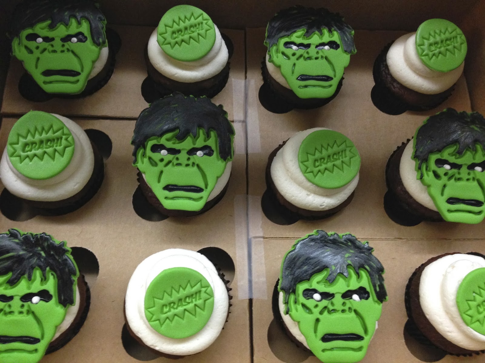 Plumeria Cake Studio Avengers Cupcakes