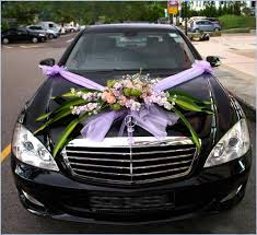 Wedding Flowers 2013 Simple Wedding Car Decorations Pictures