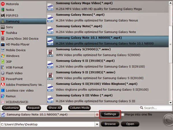 Galaxy Note 10.1 2014 best format Galaxy Note 10.1 2014 best format