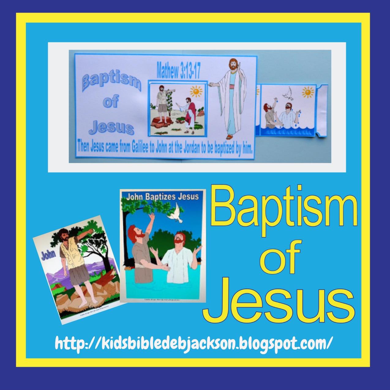 Bible Fun For Kids Baptism of Jesus