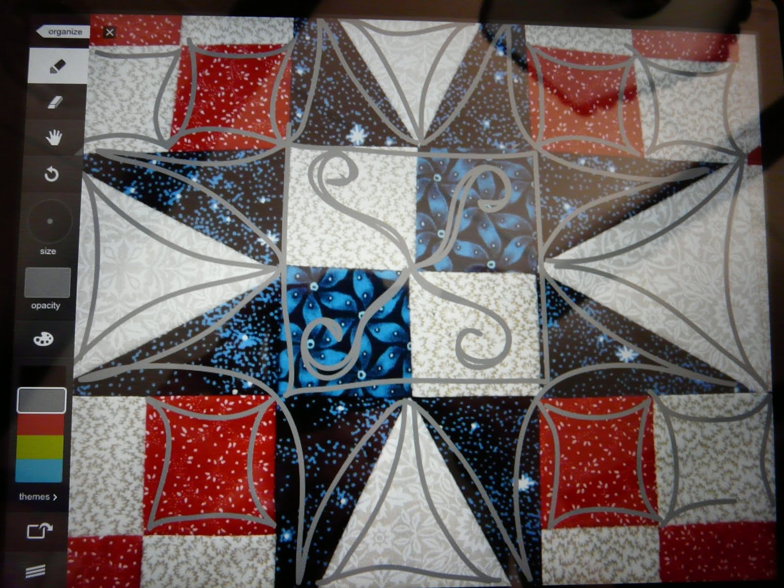 Timber Hill Threads Using Your iPad for Drawing Quilt Designs