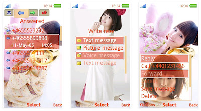 金莎SonyEricsson手機主題for Aino﹝240x432﹞