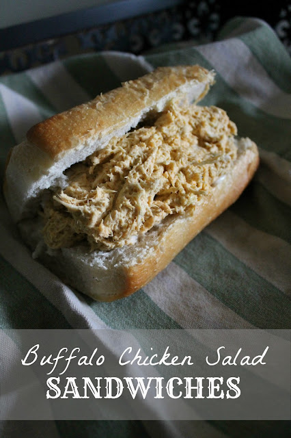Ally's Sweet and Savory Eats: Buffalo Chicken Salad Sandwiches