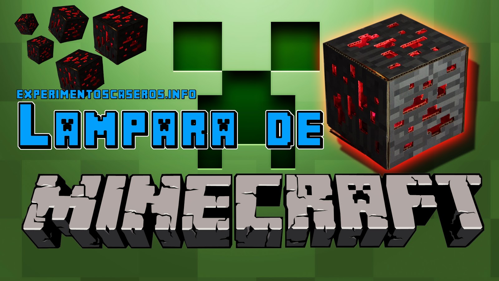 Lámpara Minecraft