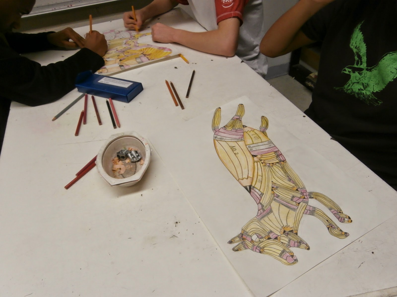 Mr. MintArt Number 2 Pencil Project Spring 2014