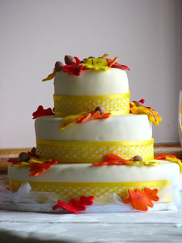 Three Tier Fall Wedding Cake To see daily pictures recipes tips and more Three Tier Fall Wedding Cake To see daily pictures recipes tips and more