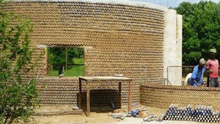 The first plastic bottles house in Nigeria.