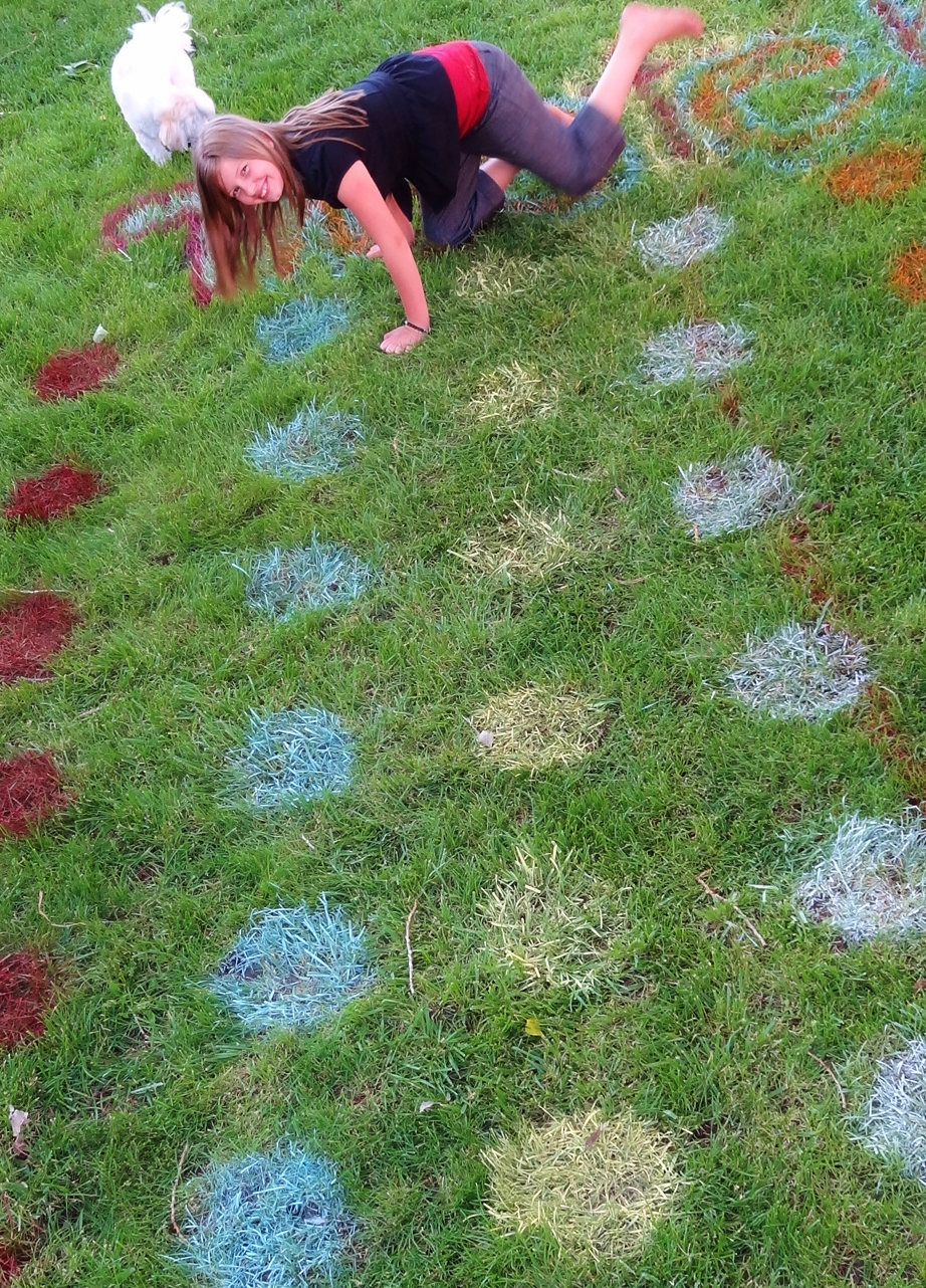 diy outdoor twister game tutorial {birthday bash guest post} Little