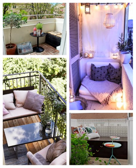 La tazzina blu: dossier balcone: come rendere accogliente uno ... Ispirazioni Balcone Vintage
