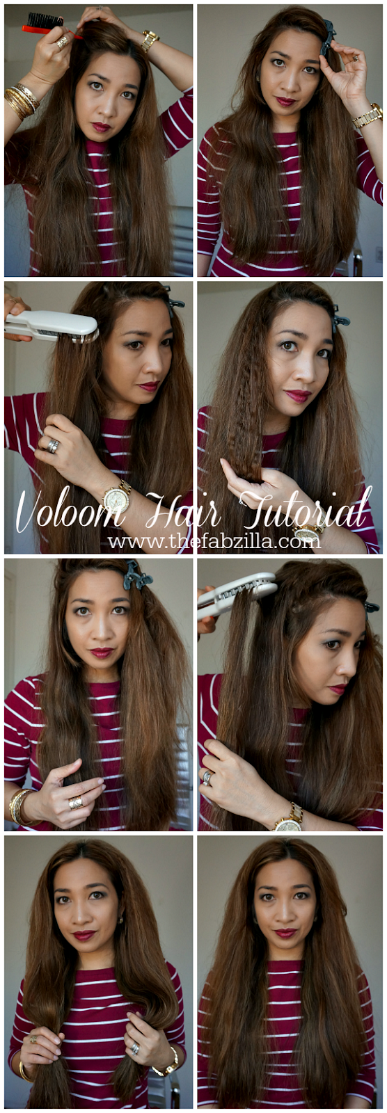 VOLOOM Hair Volumizing Iron, Review, How to Use, Volumized Hair, Bombshell Hair, Jennifer Lopez Hairstyle, Diva Hair, Tutorial