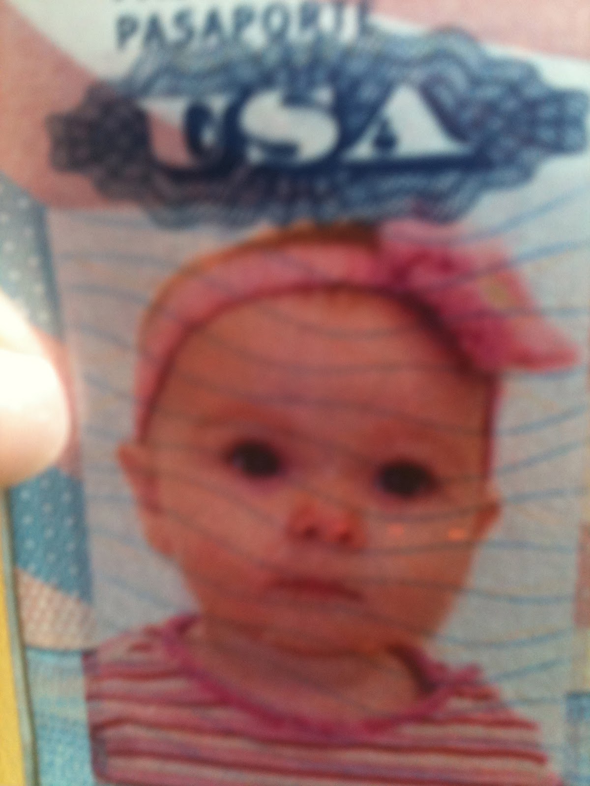 Tim & Jules Cute "Baby" Passport pics