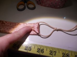 edges folded under