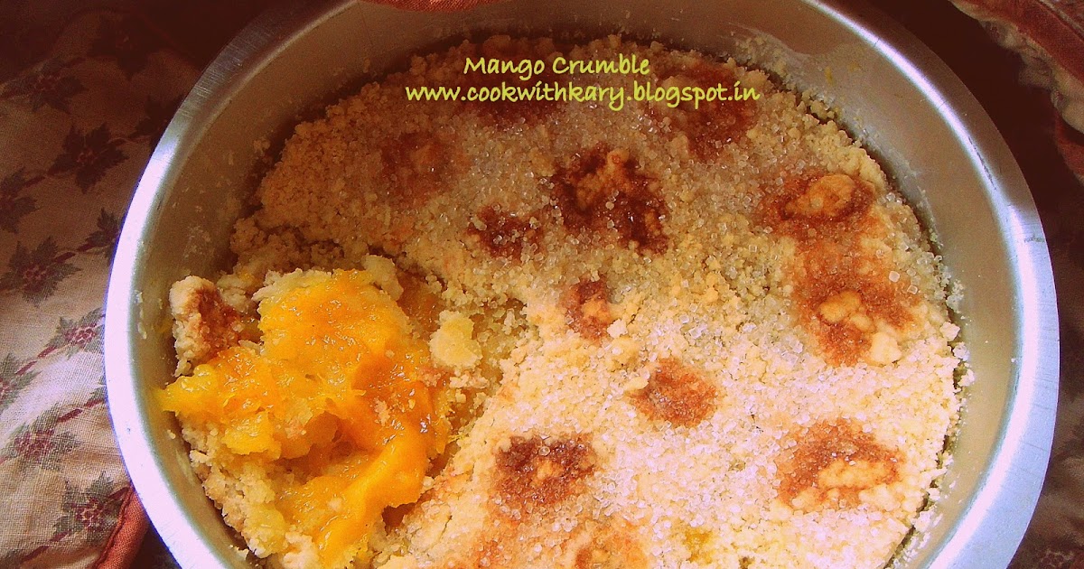 5-Ingredient Mango Crumble