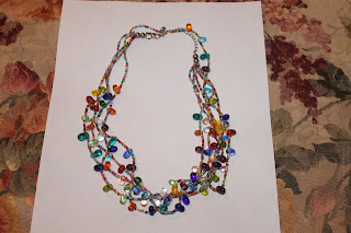 multi colored necklace
