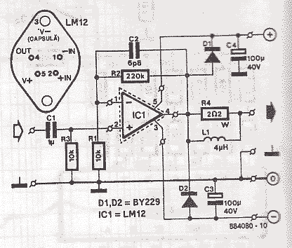 150W LM12 Audio Amplifier