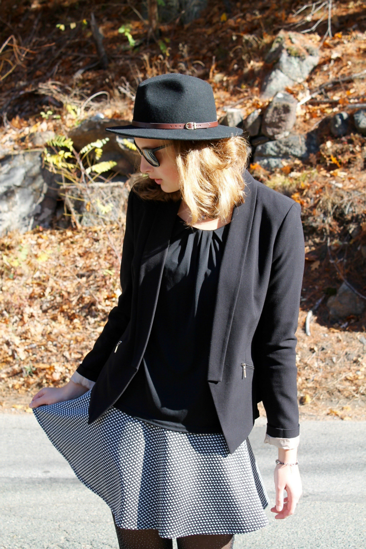 All black urban look