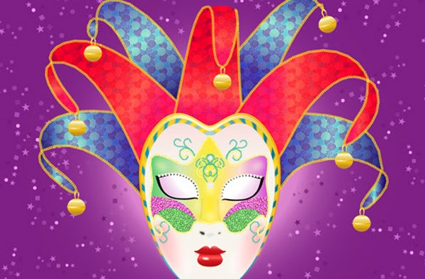 Colorful, Vector Carnival Mask Colorful, Vector Carnival Mask