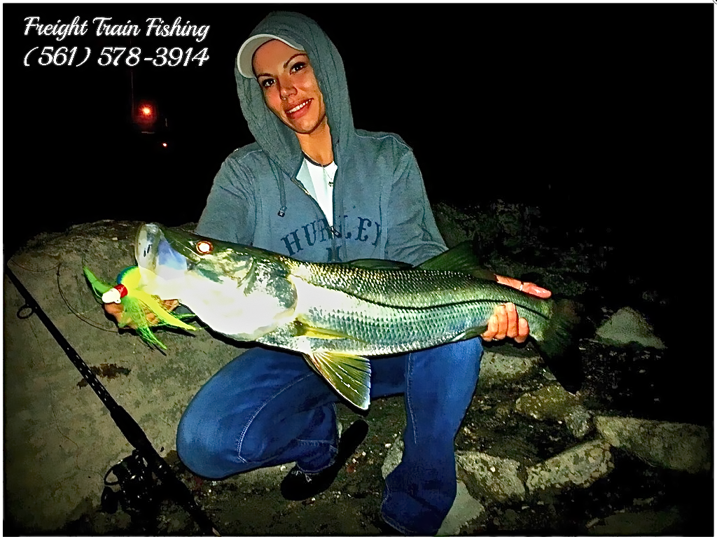 On Foot Angler Capt.Eric Freight Train Fishing Juno Beach