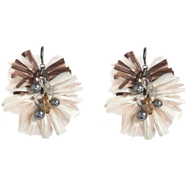 LOWER EAST DRY GOODS ****DIY Lanvin Raffia Earrings****