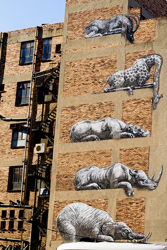 ROA New Mural In Johannesburg, South Africa StreetArtNews StreetArtNews