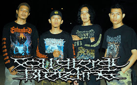 Collateral Bleeding Band Brutal Death Metal / Grindcore batang Jawa Tengah Foto Logo Font Cover Artwork Wallpaper