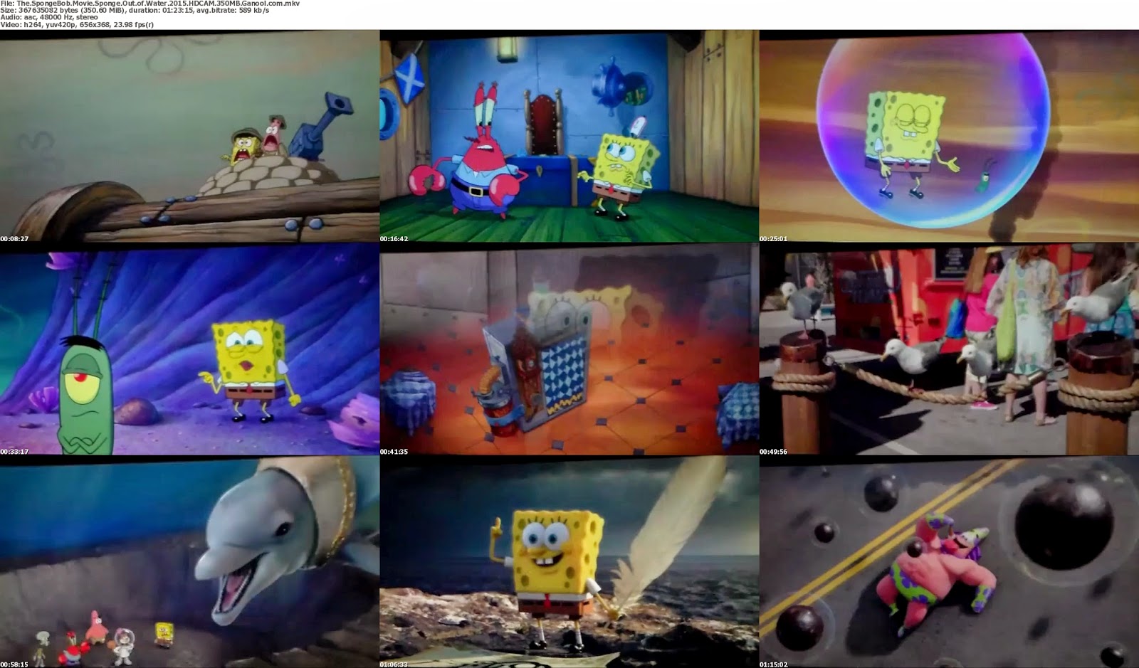 Free Download The Spongebob Movie 2 (2015)