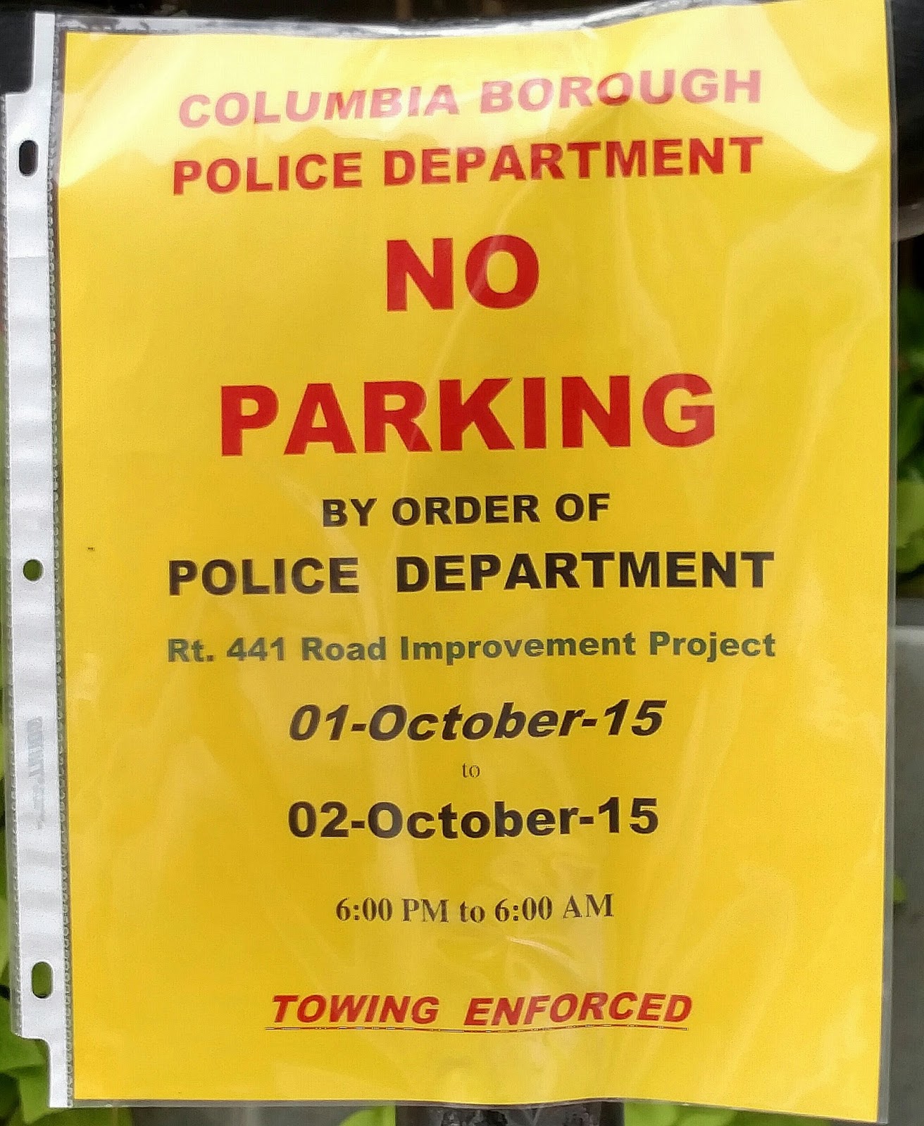 Road project begins tonight on N 3rd Street and Locust Street