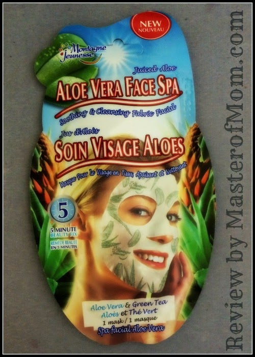 This made my skin feel so refreshed! Refreshing aloe vera facial mask by Montagne Jeunesse