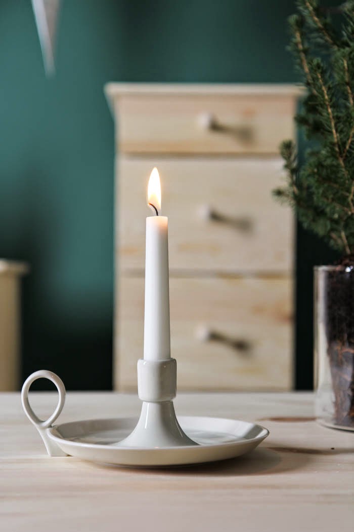 candle holder, ryssby, ikea, kynttilänjalka, valkoinen, keraaminen