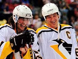 Jaromir Jagr and Mario Lemieux