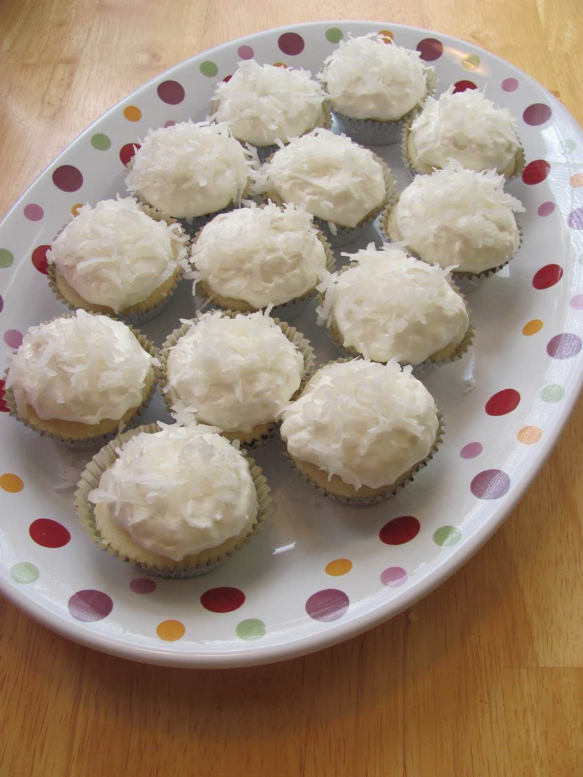 Real Kitchen. Real Life. Coconut Cupcakes with Sour Cream Icing