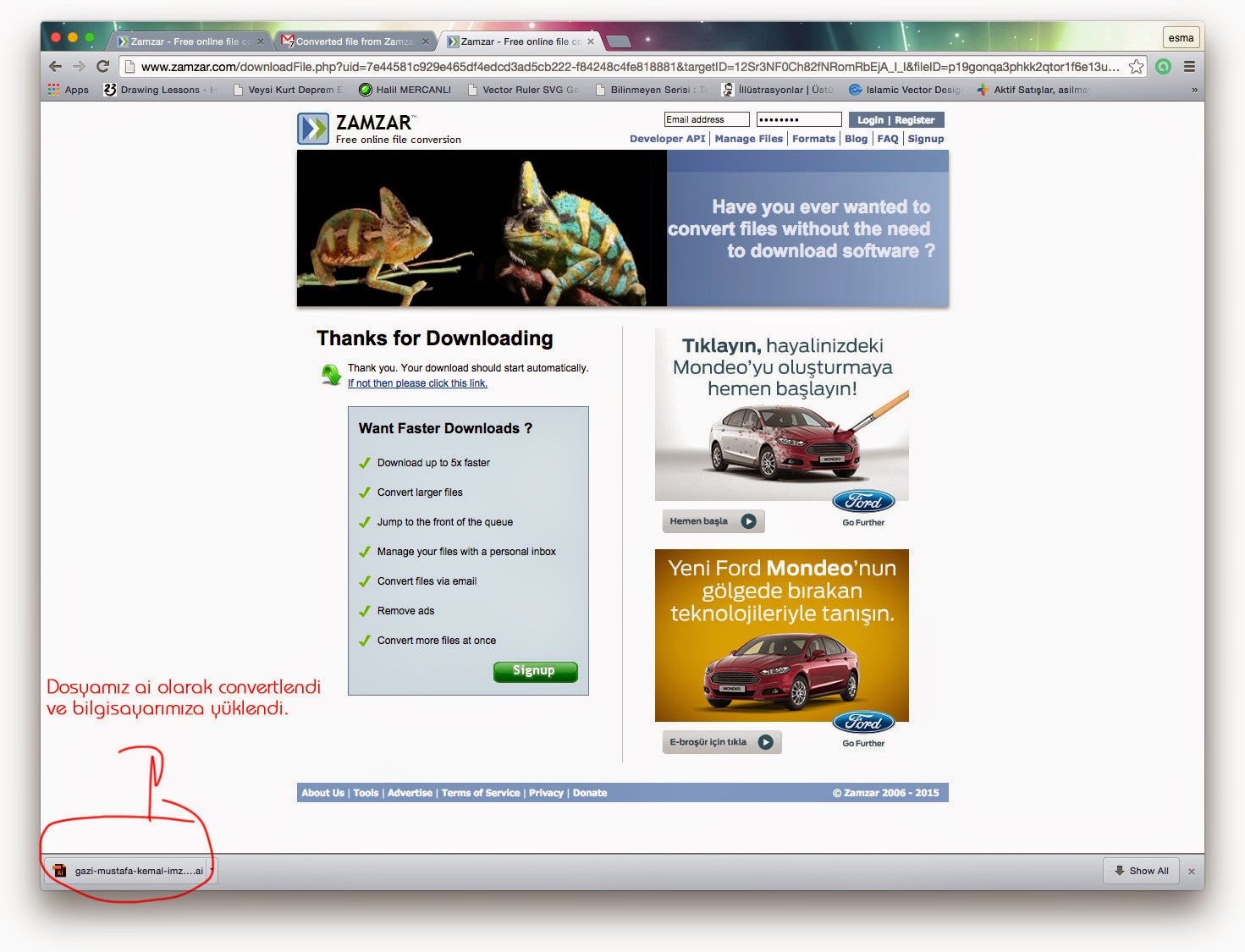 CDR dosyalarını EPS &amp; AI dönüştürme cdr to eps convert