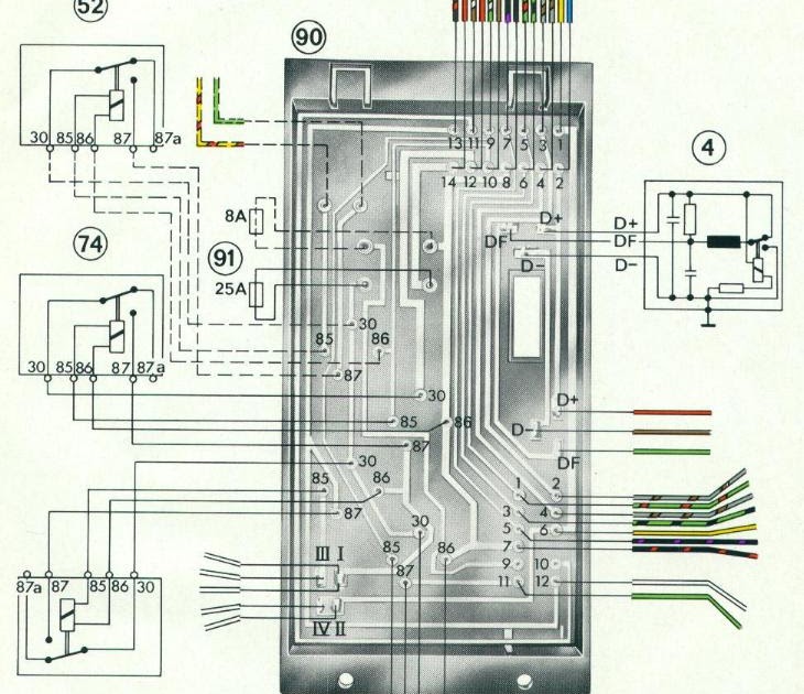 Free Auto Wiring Diagram: 1971 Porsche 914 Electrical Relay Diagram